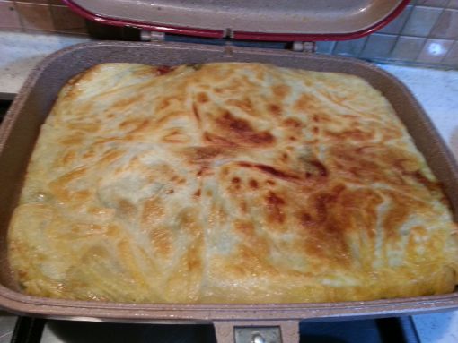 Granit Tavada Ispanaklı Çıtır Börek