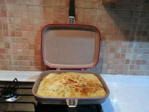Granit Tavada Ispanaklı Çıtır Börek